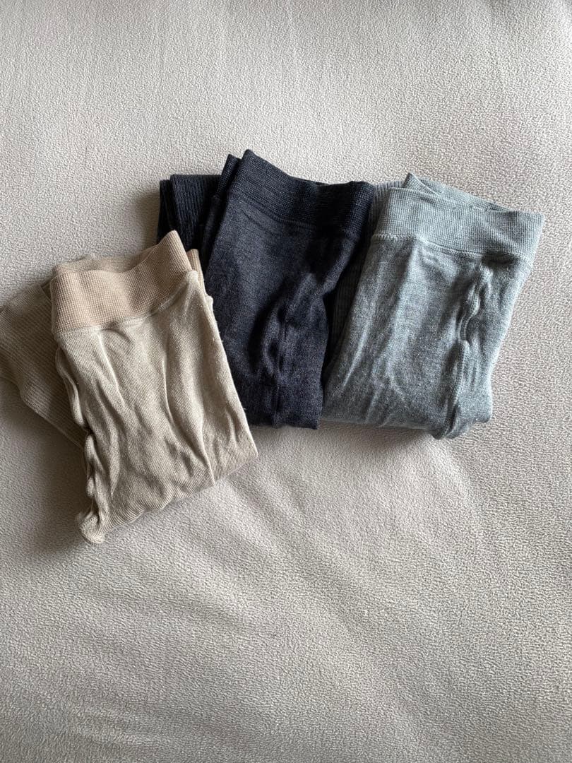 DRESS HERSELF シルクリブレギンス 3枚セット