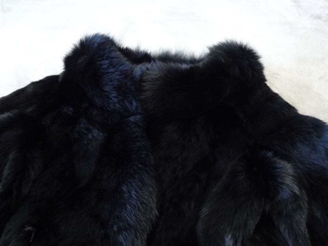 【イエナ】ラビット×フォックス ファーコート ショート丈ファーコート 毛皮 絹