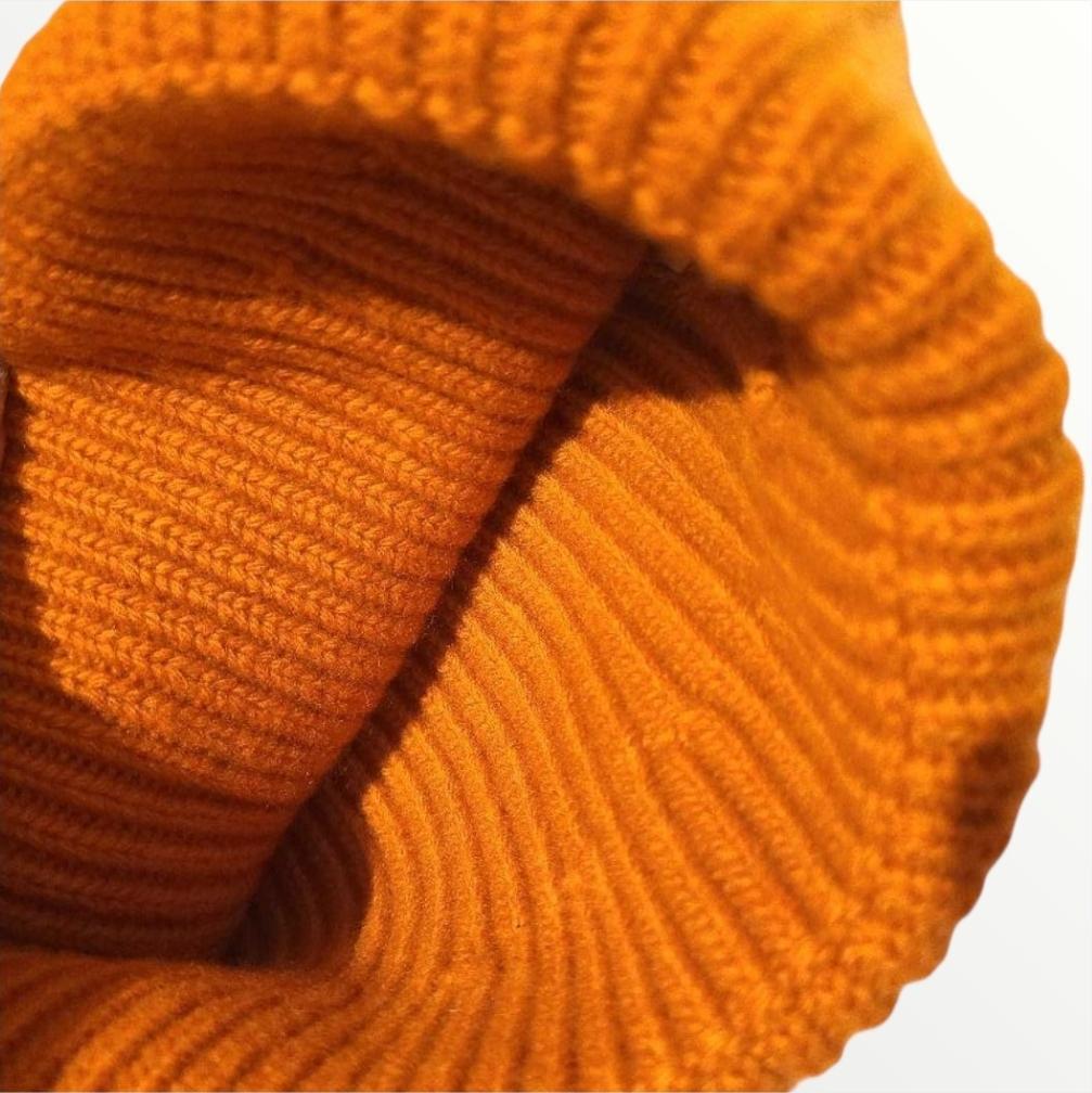 レア正規品✨モンクレールコラボヒロシフジワラコラボニットキャップオレンジバッジ付