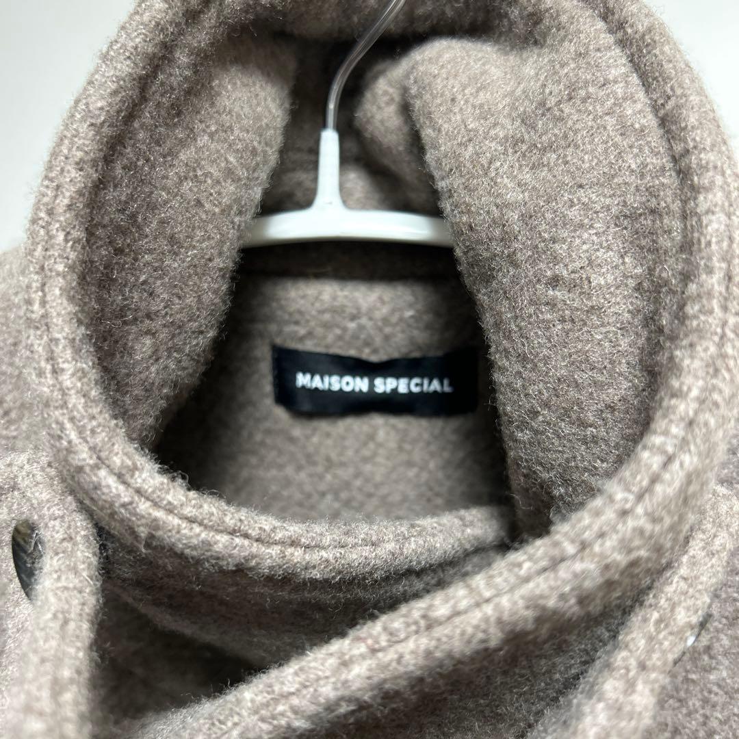 MAISON SPECIAL ベージュ チェスターコート
