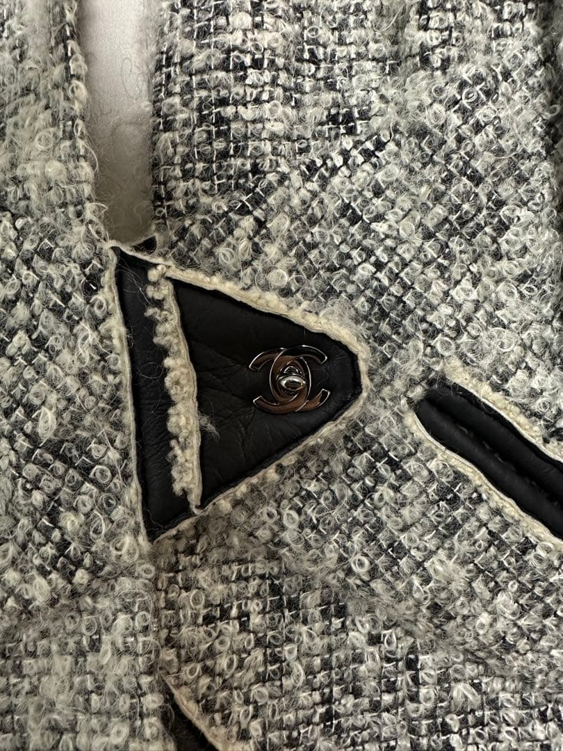 シャネルツイードccマークジャケット