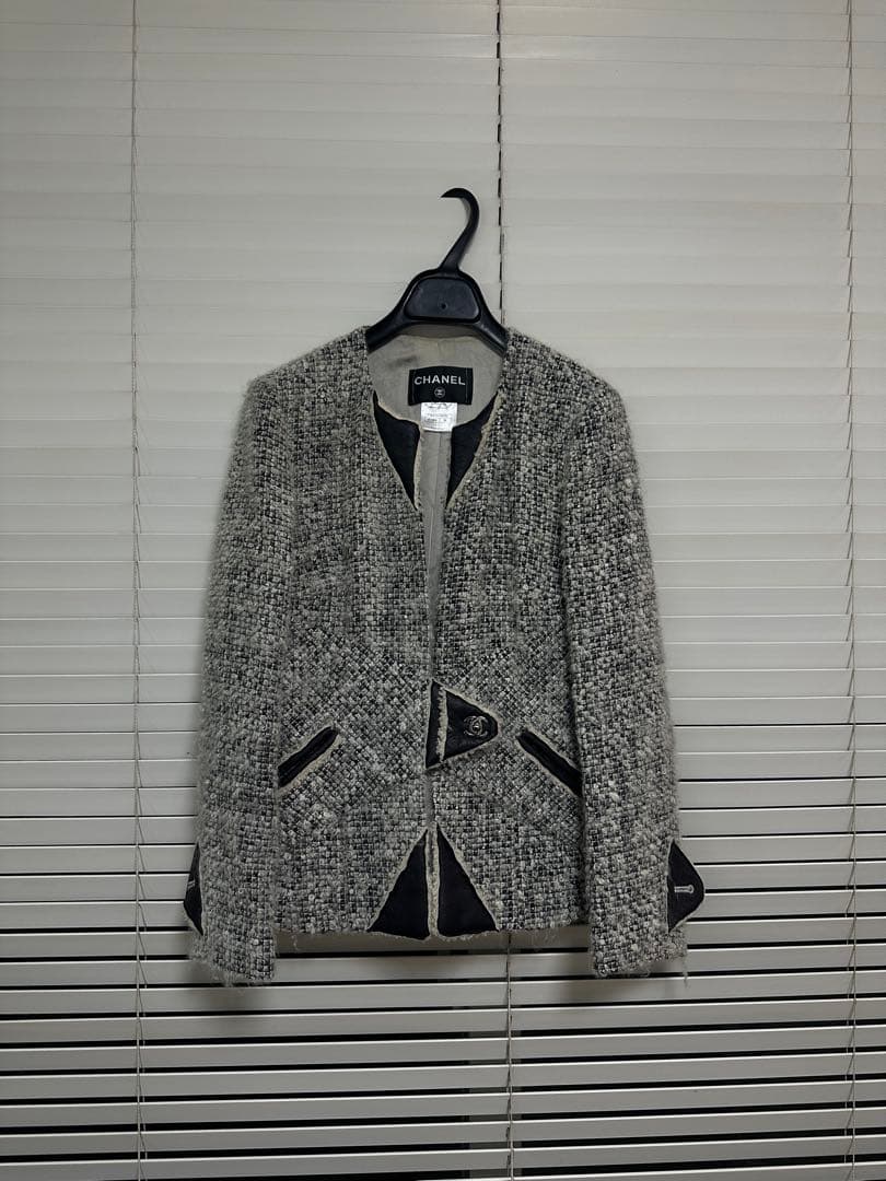 シャネルツイードccマークジャケット