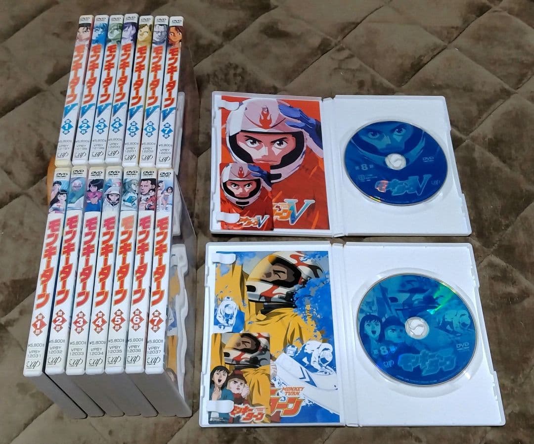 モンキーターン 全8巻 + モンキーターンV 全8巻　セルDVD