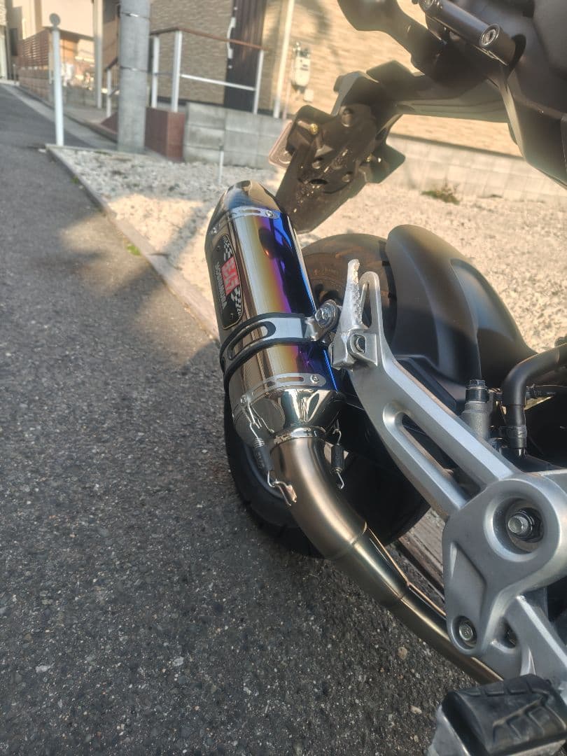 グロム JC-92用ヨシムラマフラー機械曲げR-77Sサイクロン