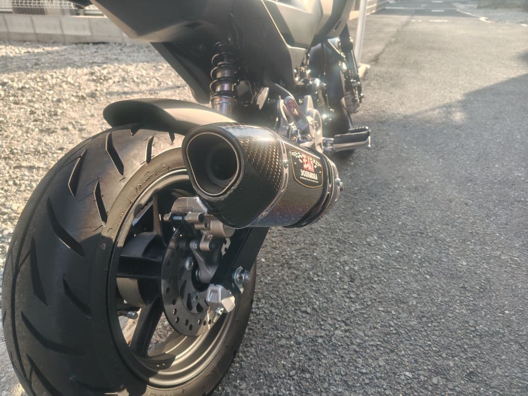 グロム JC-92用ヨシムラマフラー機械曲げR-77Sサイクロン