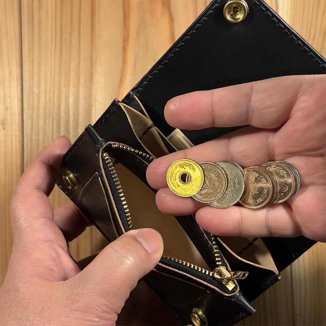 【限定生産】ミドルトラッカーウォレット｜ダイヤモンドパイソン×丘染めヌメ革