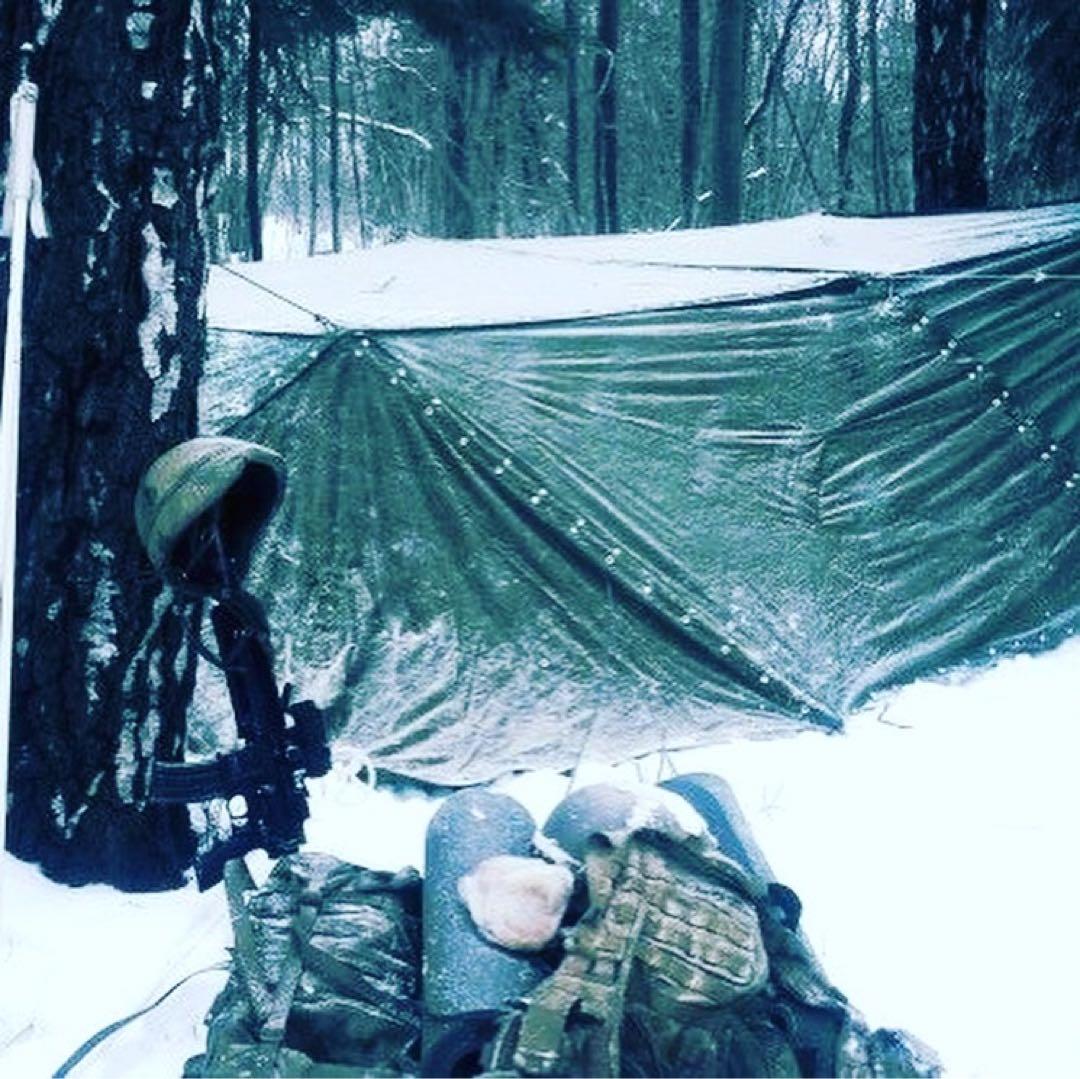 【軍幕屋】希少★ノルウェー軍ボタンテント★４枚★ビンテージ★ソロ★野営★