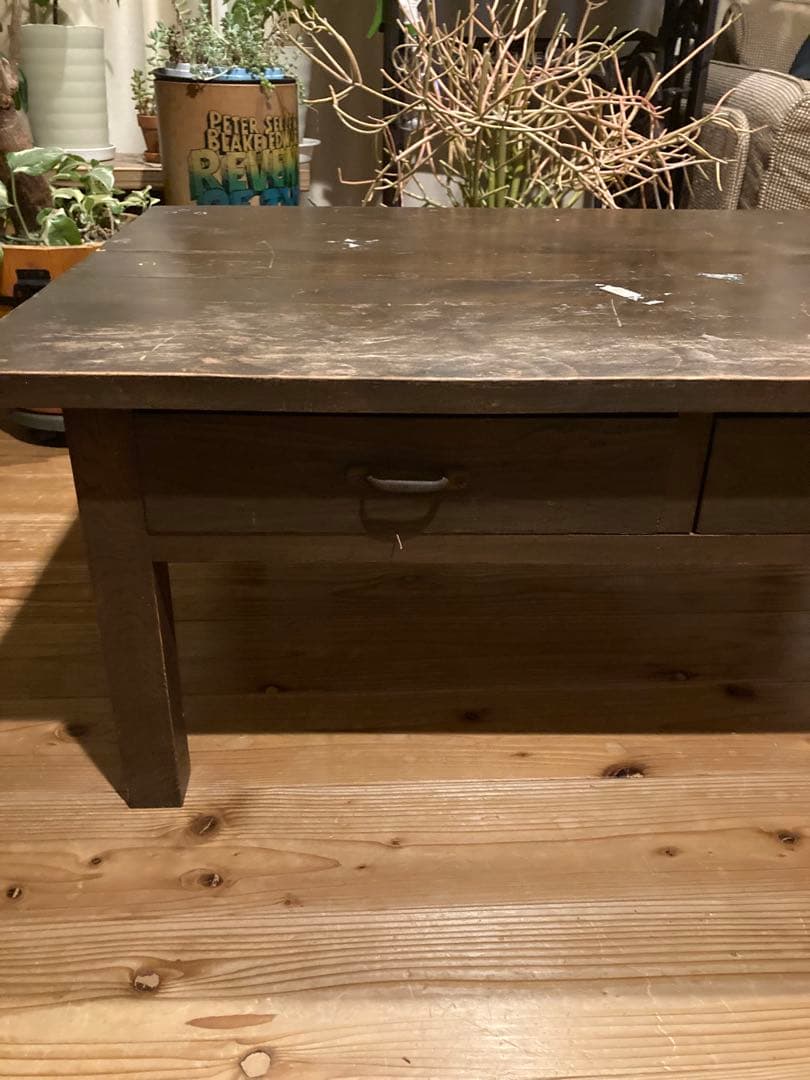 昭和レトロ　木製文机　ローテーブル　⑨