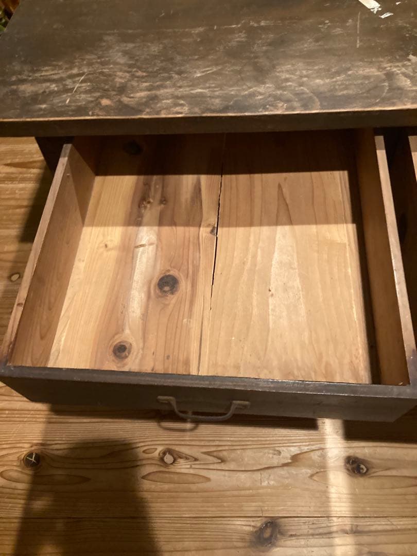 昭和レトロ　木製文机　ローテーブル　⑨