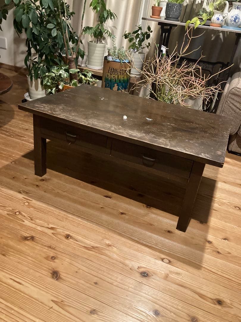 昭和レトロ　木製文机　ローテーブル　⑨