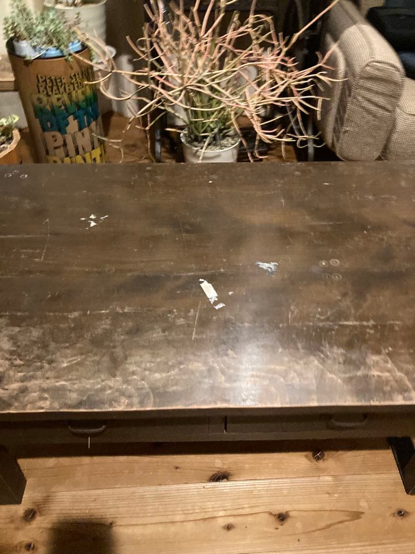 昭和レトロ　木製文机　ローテーブル　⑨