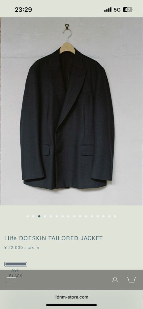 スーツ Llife DOESKIN TAILORED JACKET PANTS