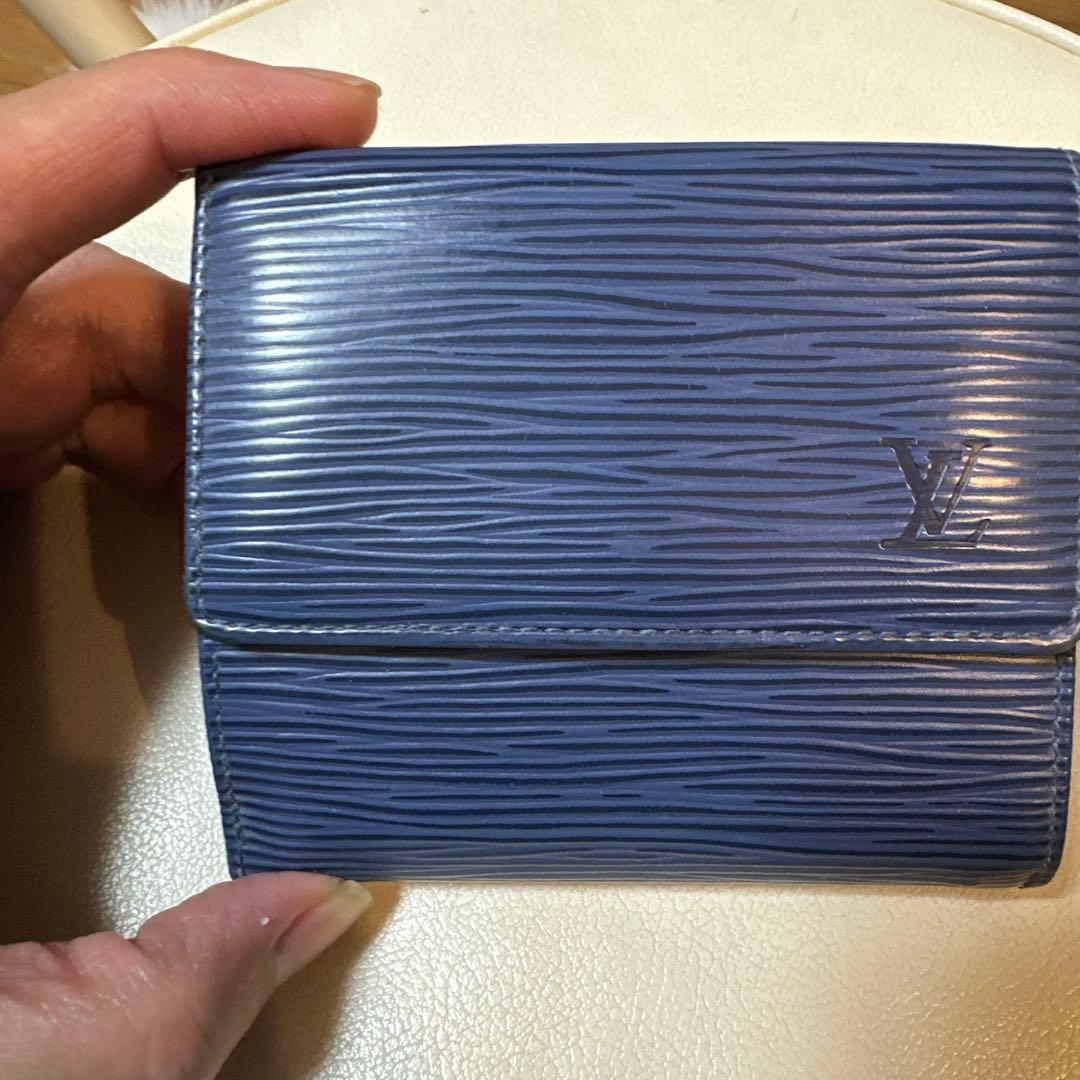 Louis Vuitton ブルー二つ折り財布