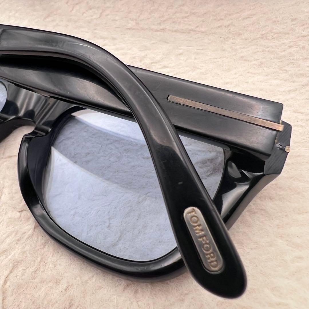 人気✨TOM FORD TF237 F✨ブラック クリアブルー サングラス