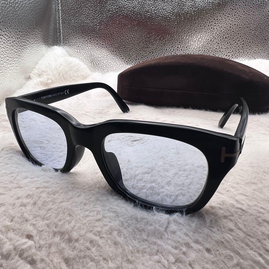 人気✨TOM FORD TF237 F✨ブラック クリアブルー サングラス