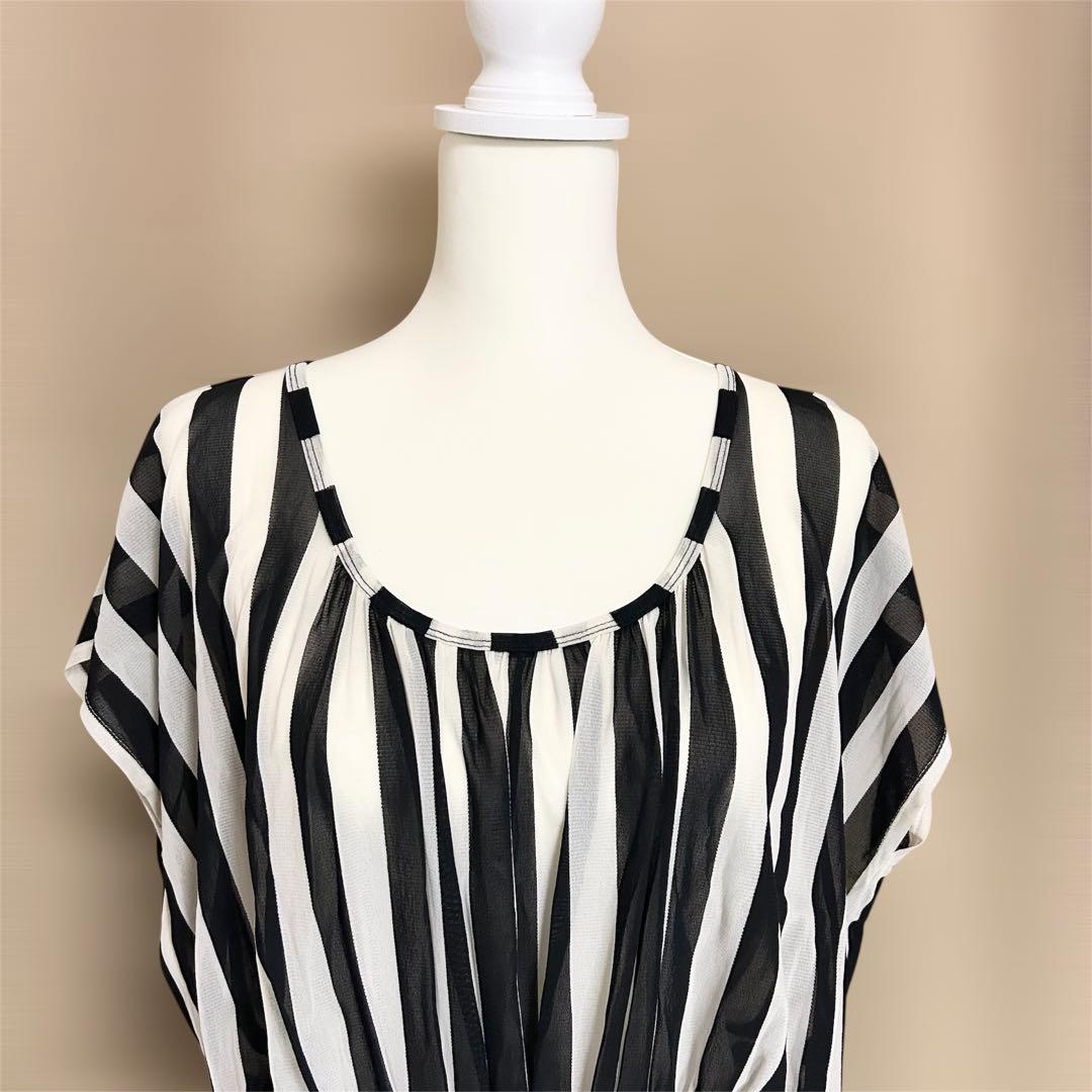 【miko】美品✨イッセイミヤケ プリーツチュニック カットソー