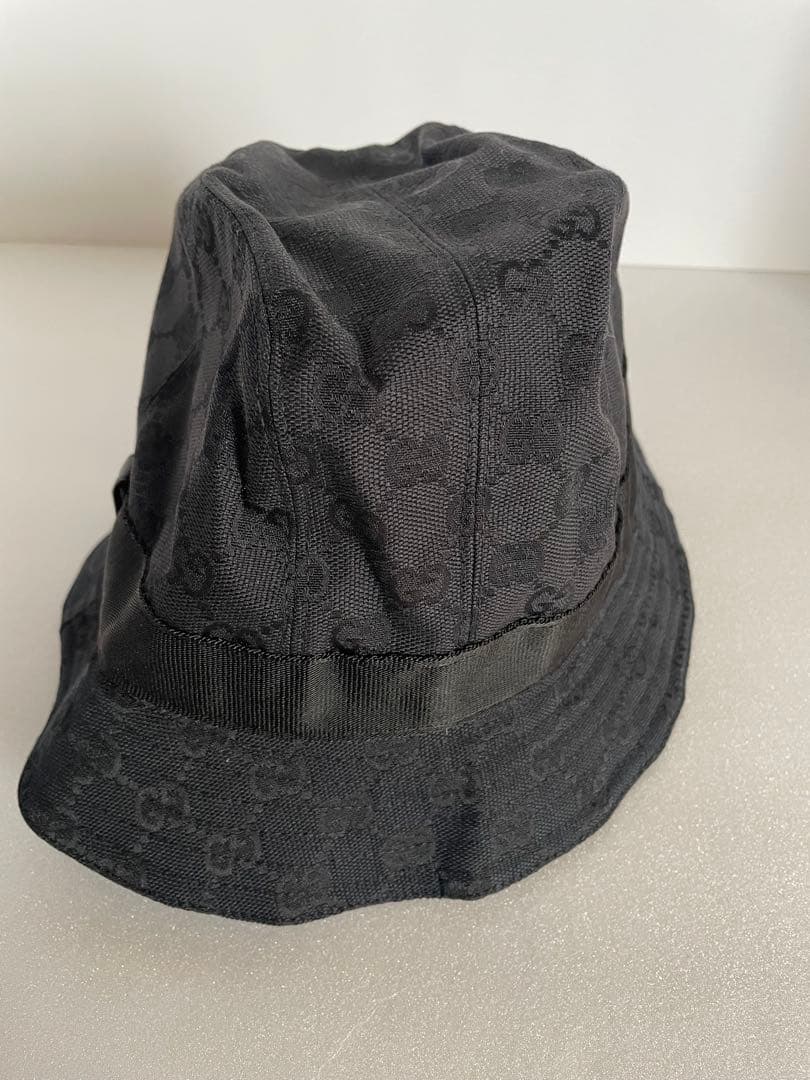 ともちゃん GUCCI グッチ バケット ハット Lサイズ ブラック