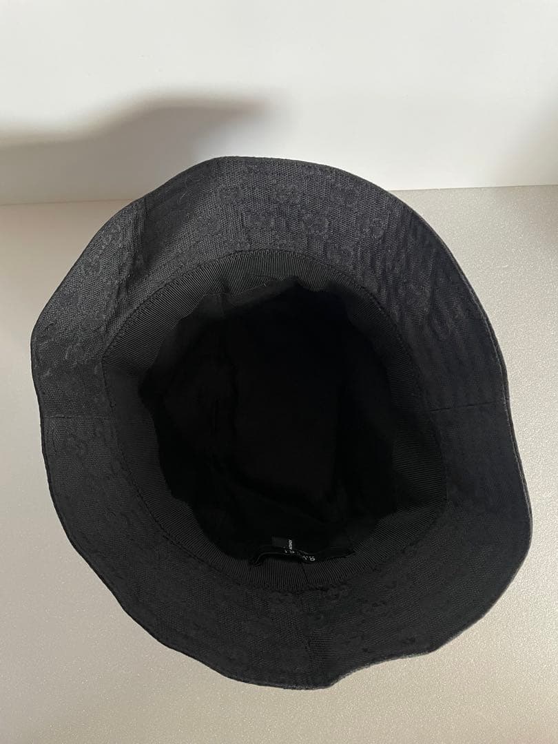 ともちゃん GUCCI グッチ バケット ハット Lサイズ ブラック