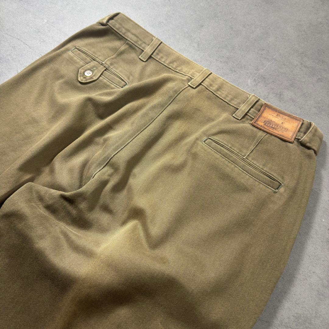 PoloCountry 90s vintageラルフローレン チノパンW35古着