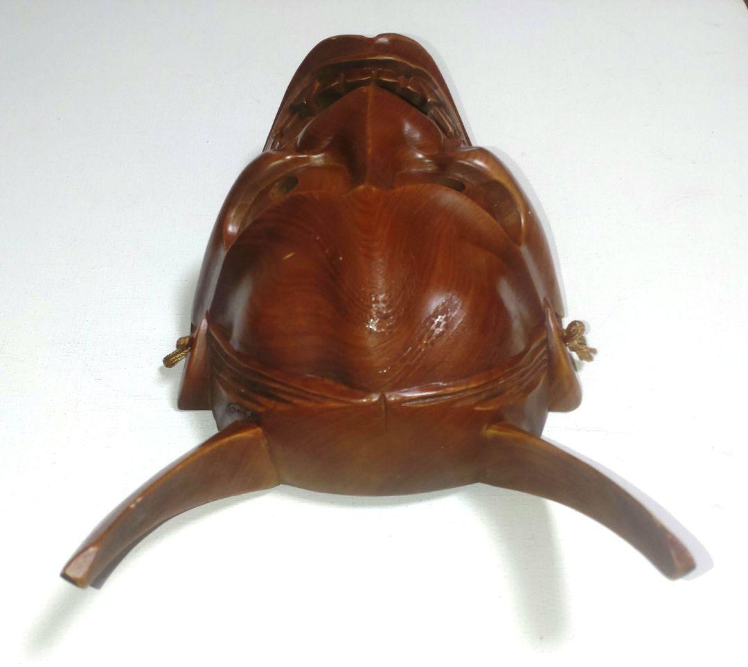 美品 稀少 一刀彫 一点物 般若面 木彫 能楽 能面 アンティーク