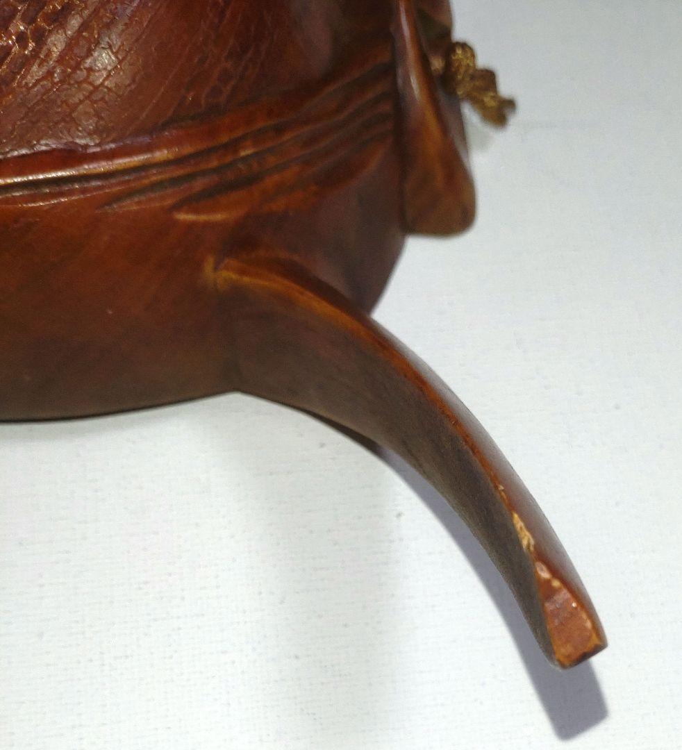 美品 稀少 一刀彫 一点物 般若面 木彫 能楽 能面 アンティーク