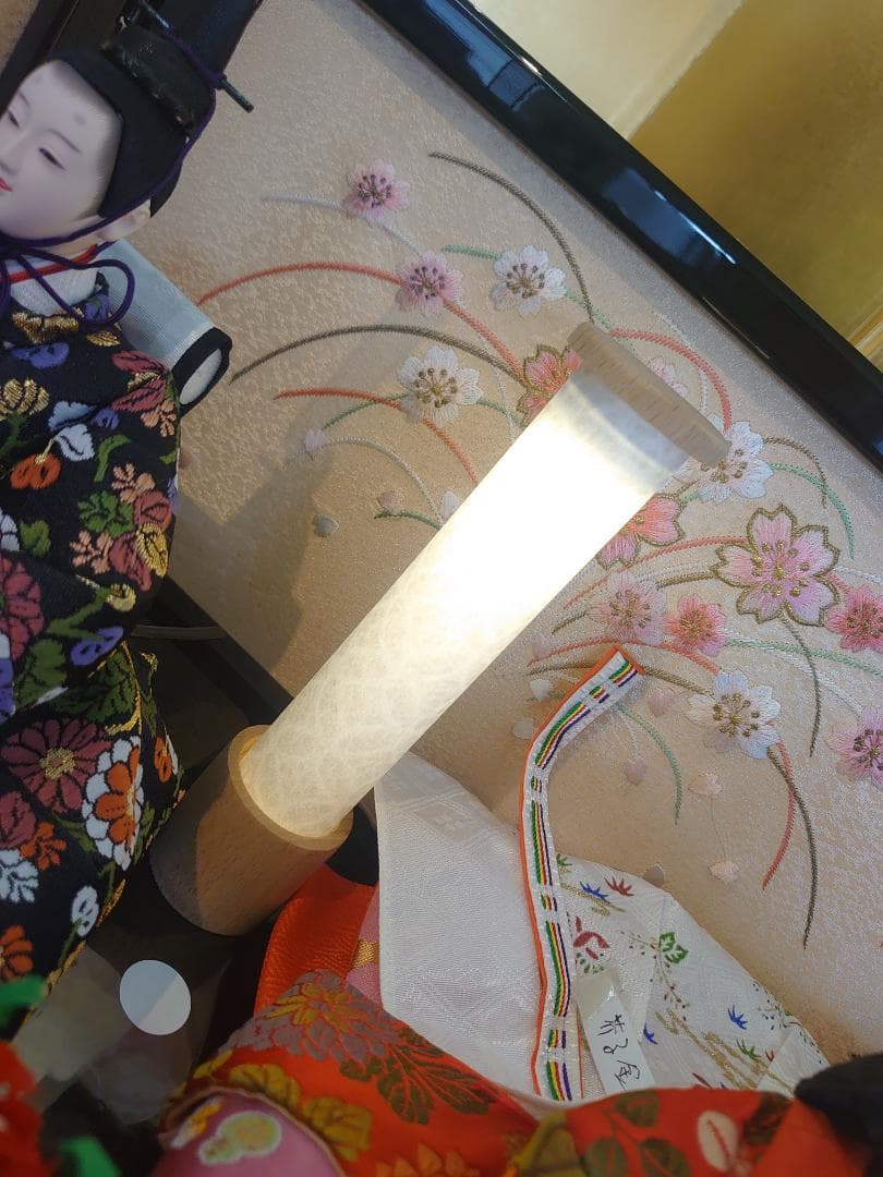 ●新品おひなさま●　桜づくし刺繍飾り　フルセット