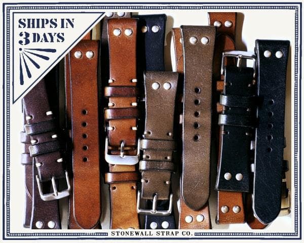 STONEWALL ヴィンテージ 時計ベルト アンティーク ミリタリーウォッチ
