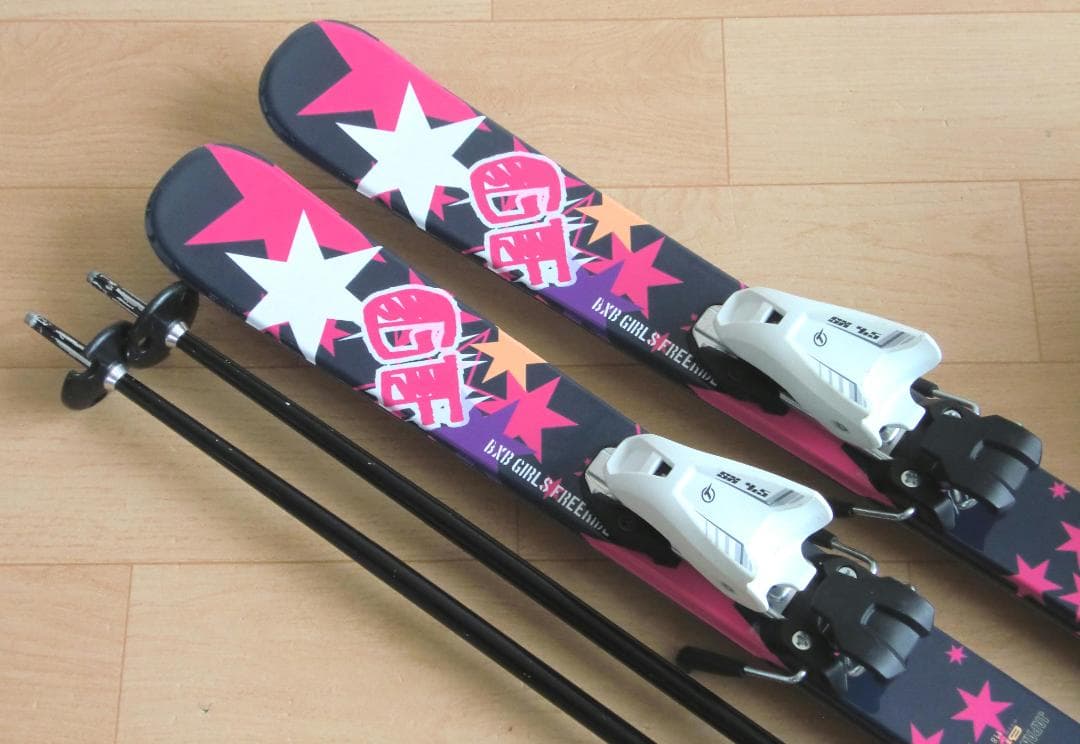 ■■送料無料■BXB＋Hart■子供用スキー4点セット■118/22■WAX■■