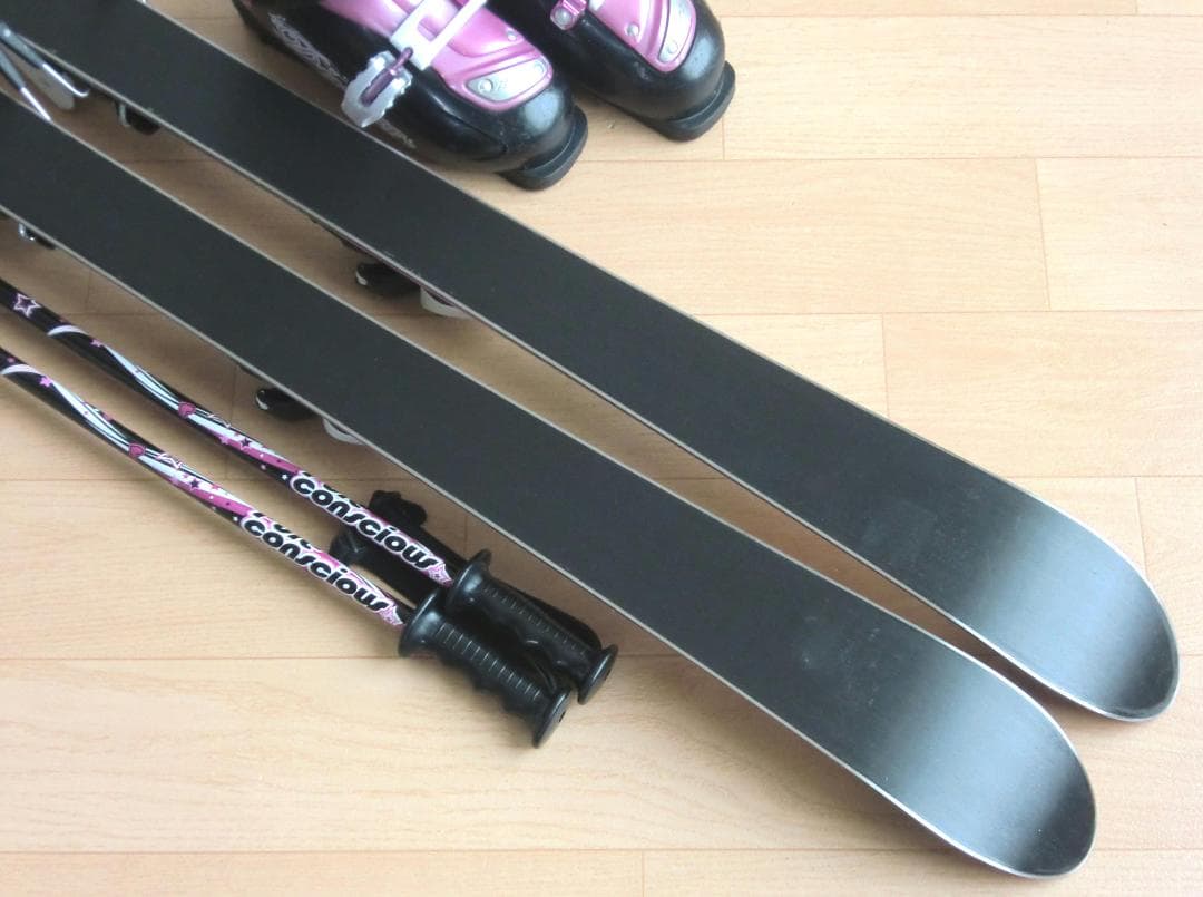 ■■送料無料■BXB＋Hart■子供用スキー4点セット■118/22■WAX■■