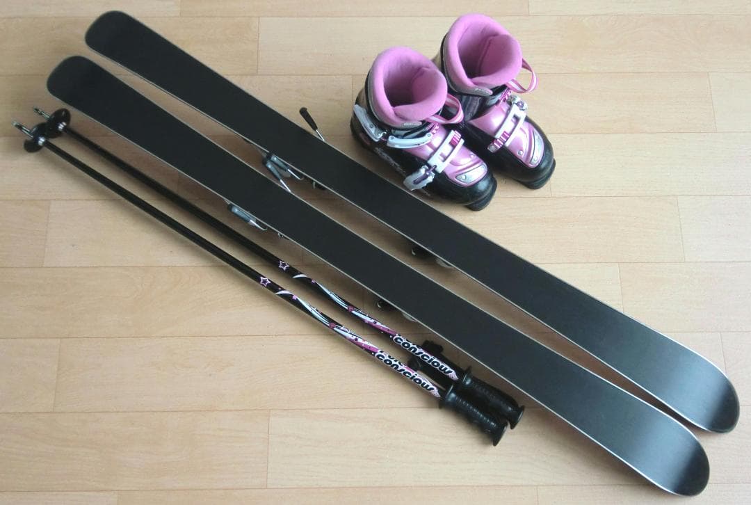 ■■送料無料■BXB＋Hart■子供用スキー4点セット■118/22■WAX■■