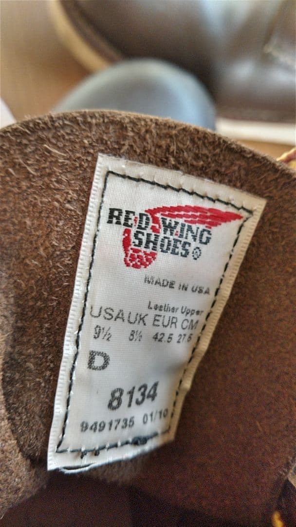 早い者勝ち希少レッドウィング 8134 アイリッシュセッター チョコレート