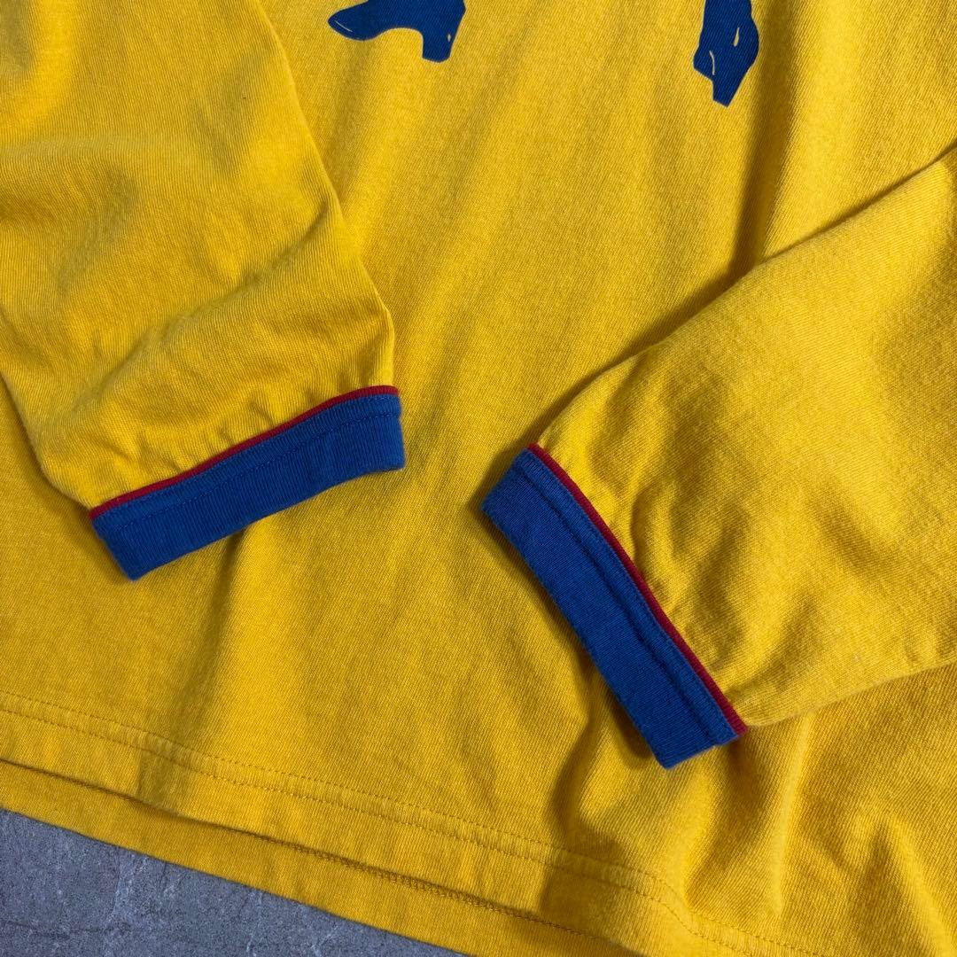 HYSTERIC GLAMOUR リンガーロングTシャツ ヒスガール イエロー