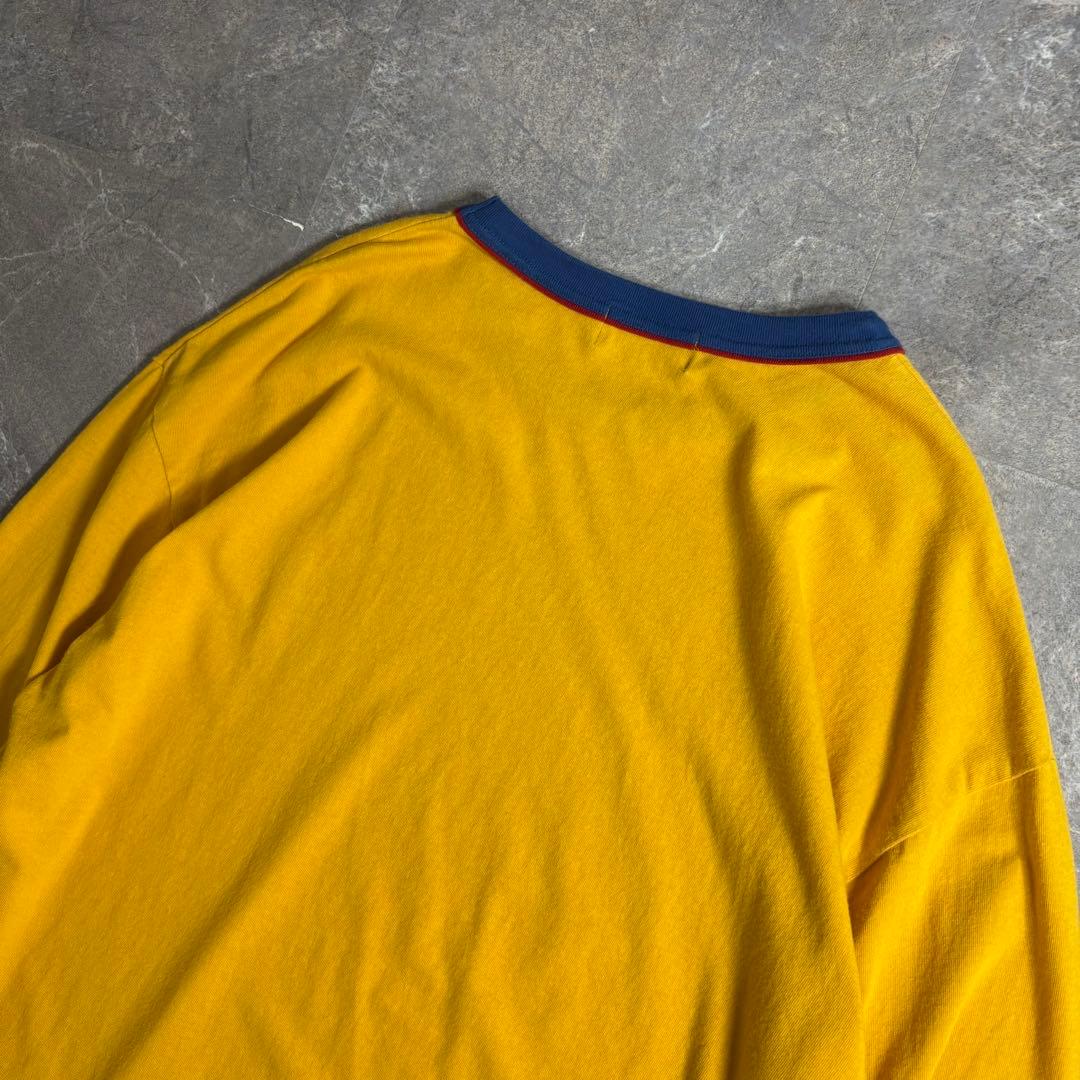 HYSTERIC GLAMOUR リンガーロングTシャツ ヒスガール イエロー