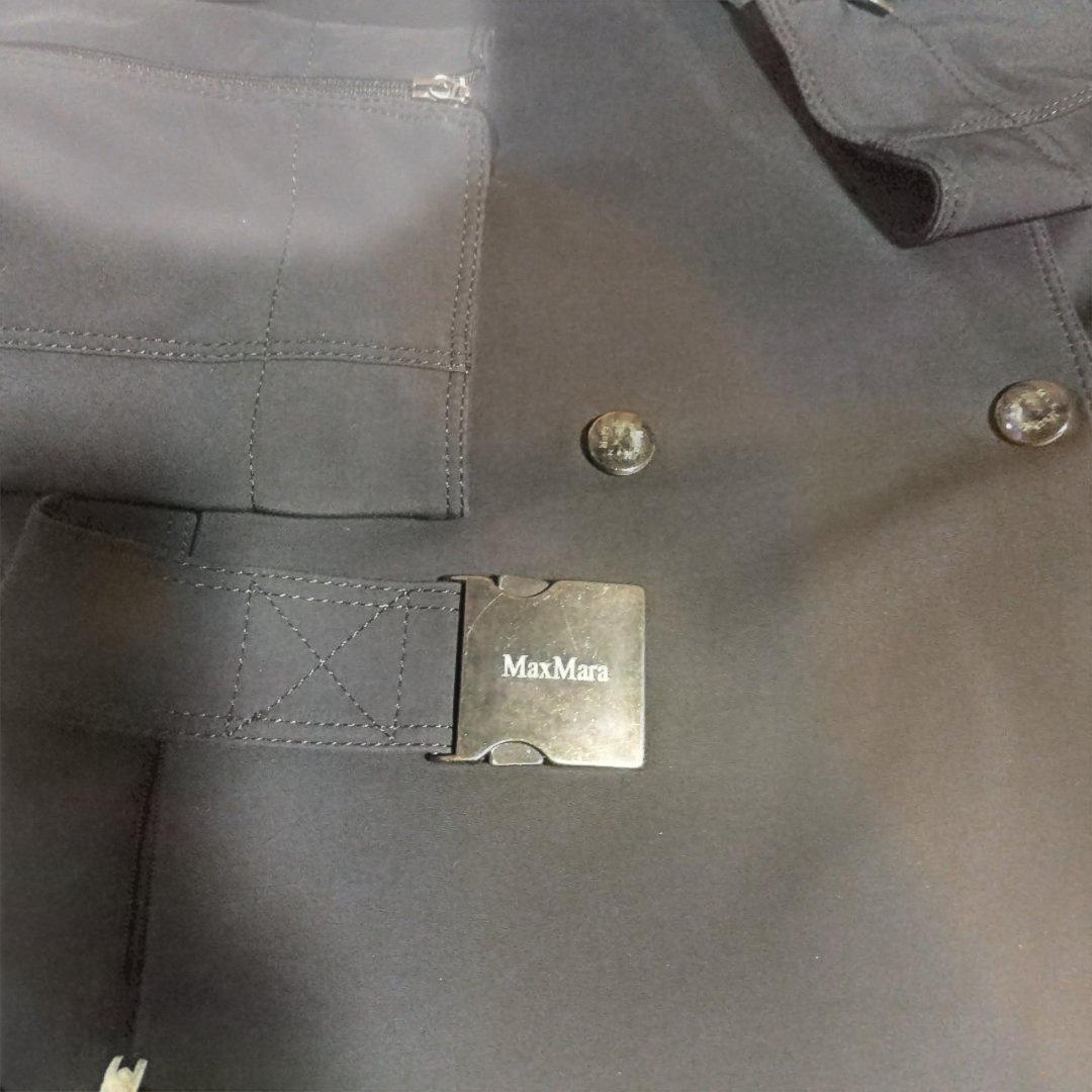 最終値下げ　MaxMara ネイビー フード付きジャケット