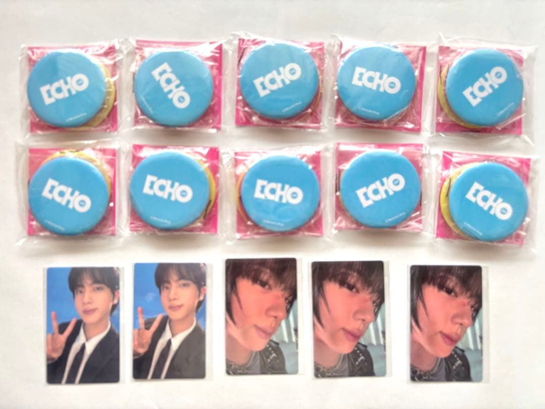 BTS Jin【ECHO】3形態×10セット＋特典トレカ＆ミラー