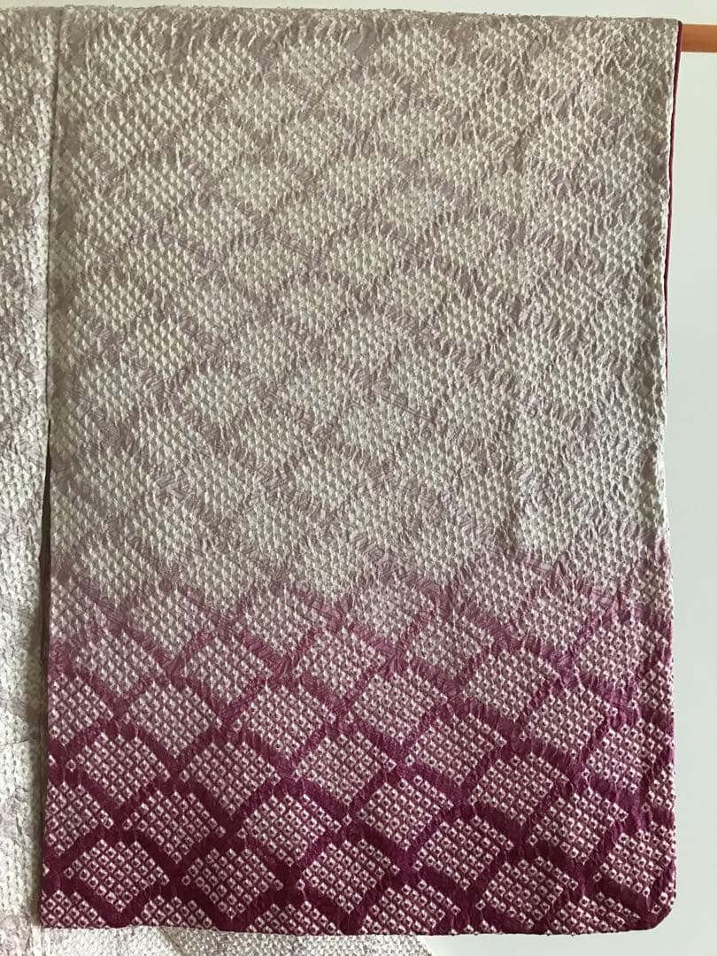 藤娘きぬたや 総絞り 訪問着　青海波