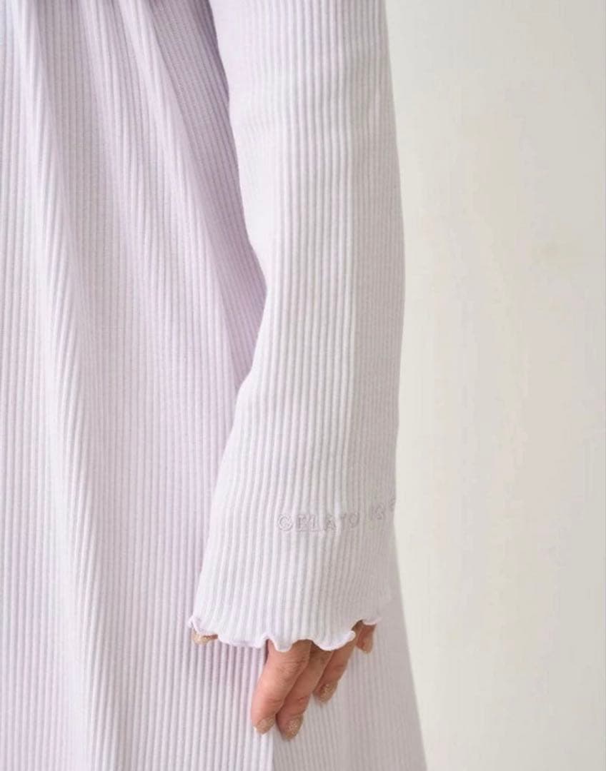 ジェラートピケ　マタニティリブワンピース