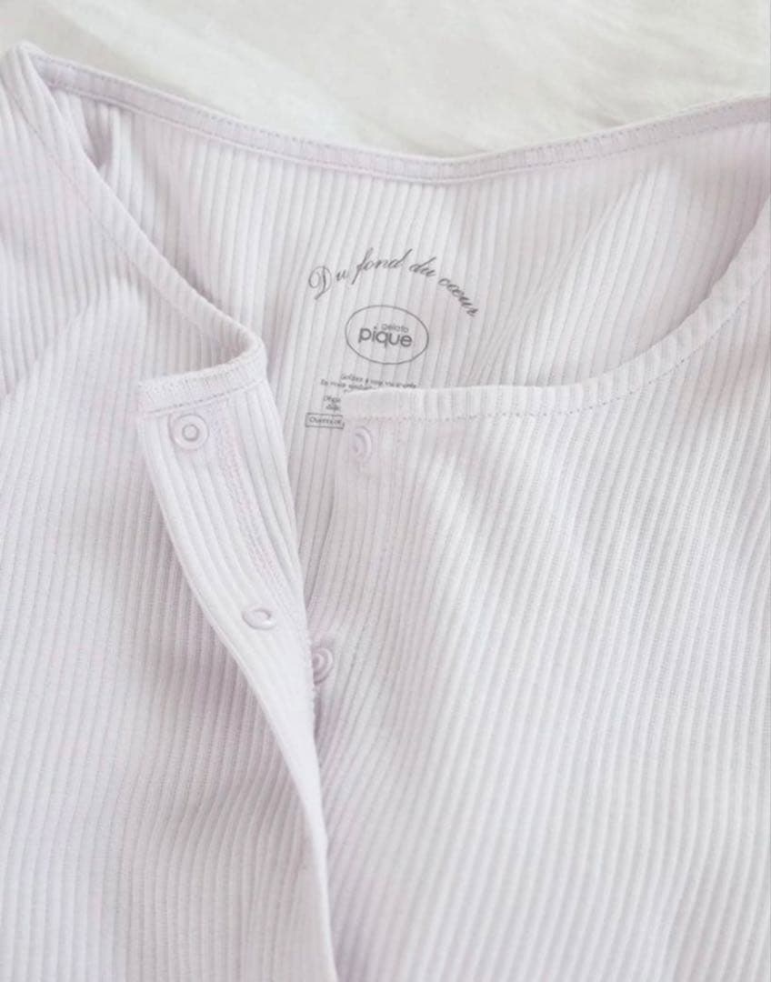 ジェラートピケ　マタニティリブワンピース