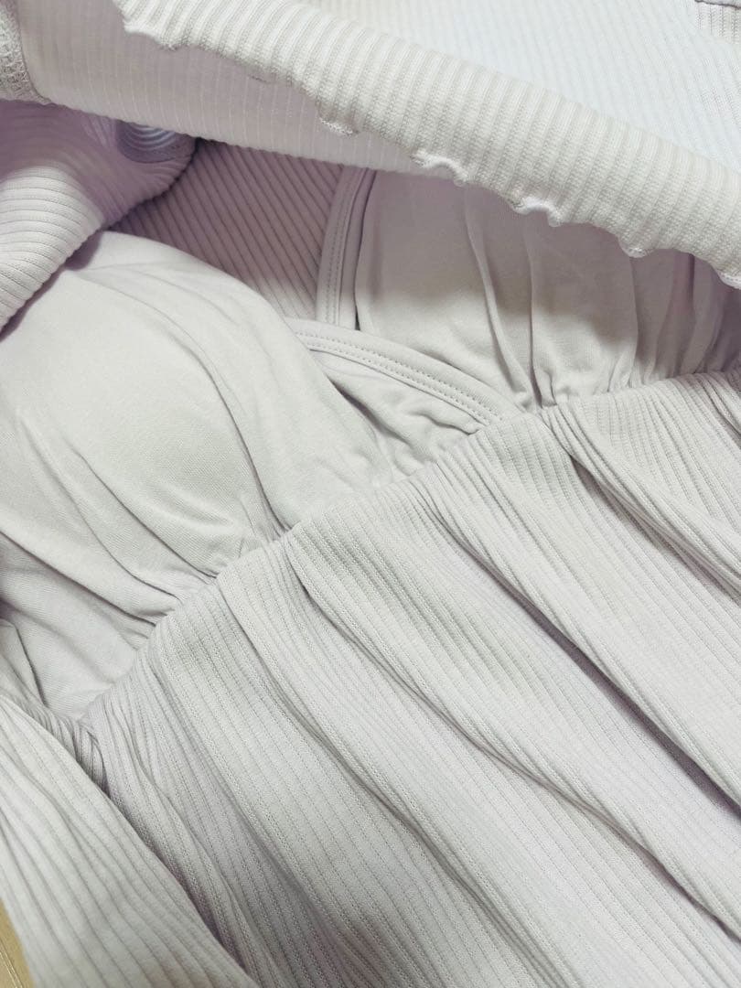 ジェラートピケ　マタニティリブワンピース