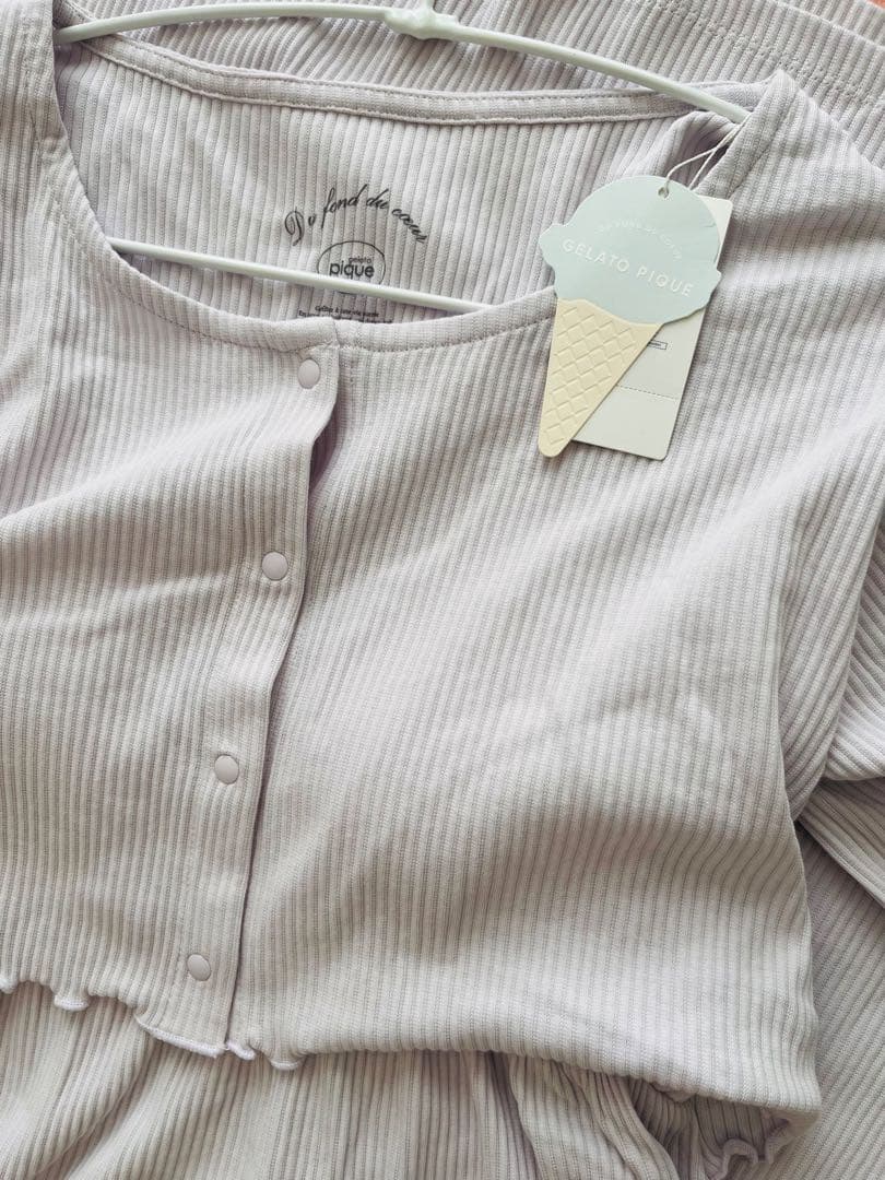 ジェラートピケ　マタニティリブワンピース