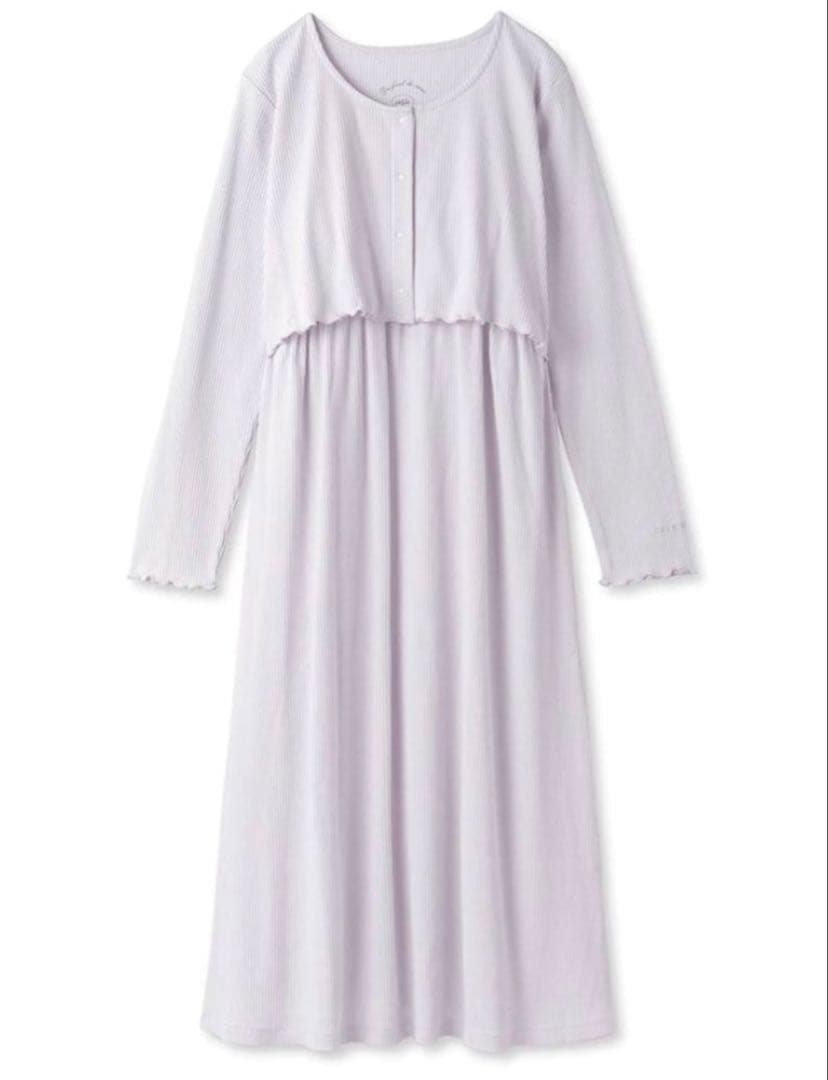 ジェラートピケ　マタニティリブワンピース