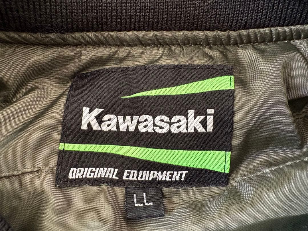 カワサキ×AVIREX MA-1 ブルゾン サイズLL
