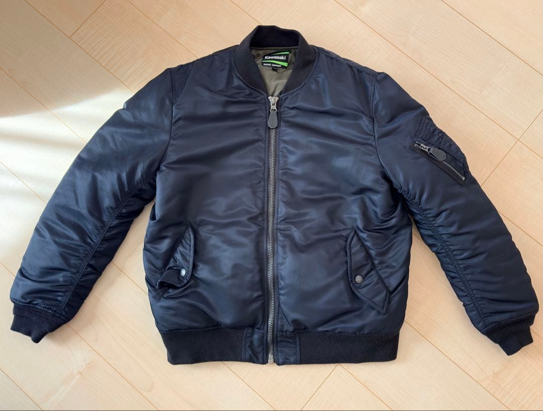 カワサキ×AVIREX MA-1 ブルゾン サイズLL