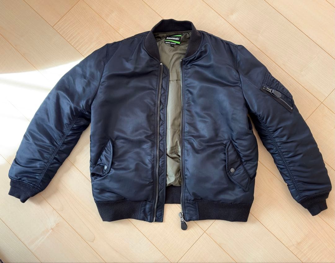 カワサキ×AVIREX MA-1 ブルゾン サイズLL