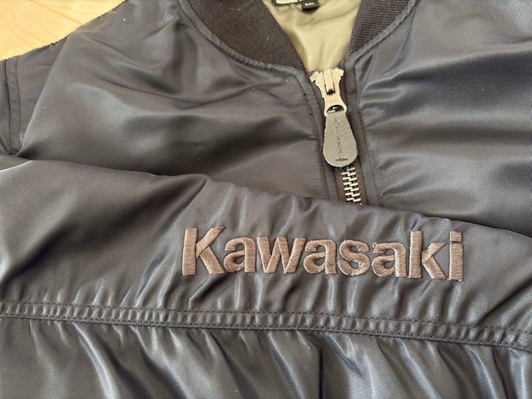 カワサキ×AVIREX MA-1 ブルゾン サイズLL