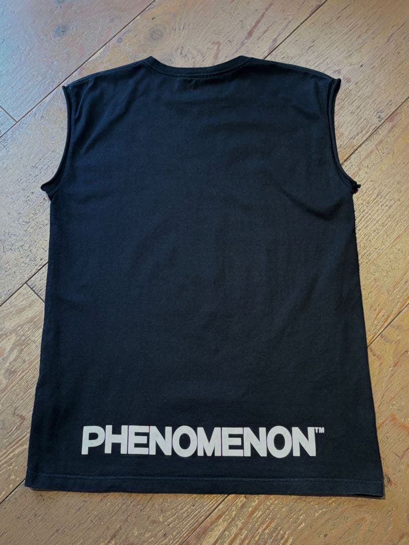 PHENOMENON 00s フェノメノン ノースリーブ Tシャツ 黒 Y2K