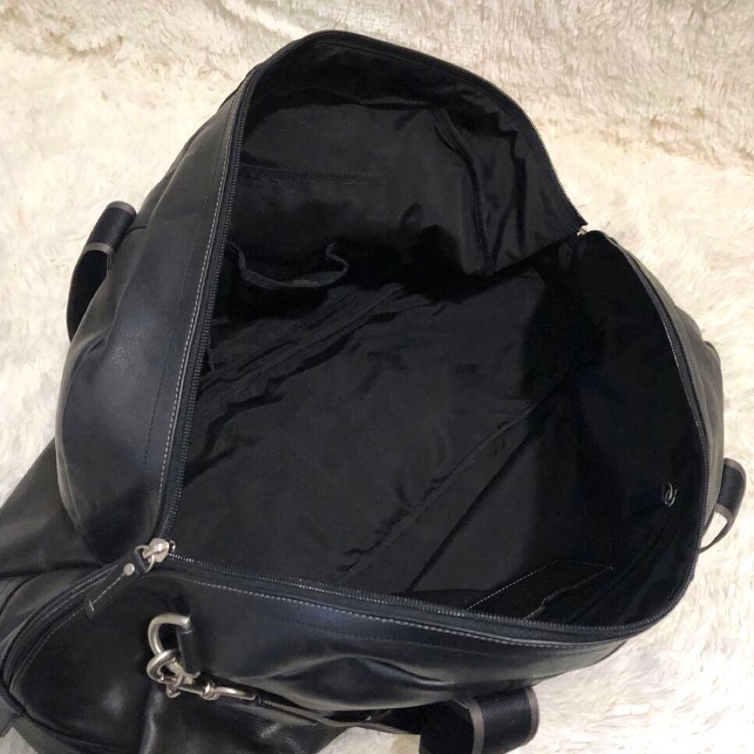 新品同様✨コーチ ボストンバッグ　 ショルダーバッグ　 レザー　2wayブラック