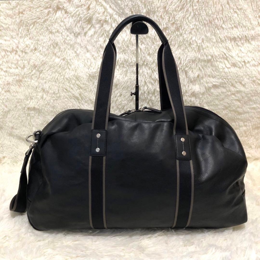 新品同様✨コーチ ボストンバッグ　 ショルダーバッグ　 レザー　2wayブラック