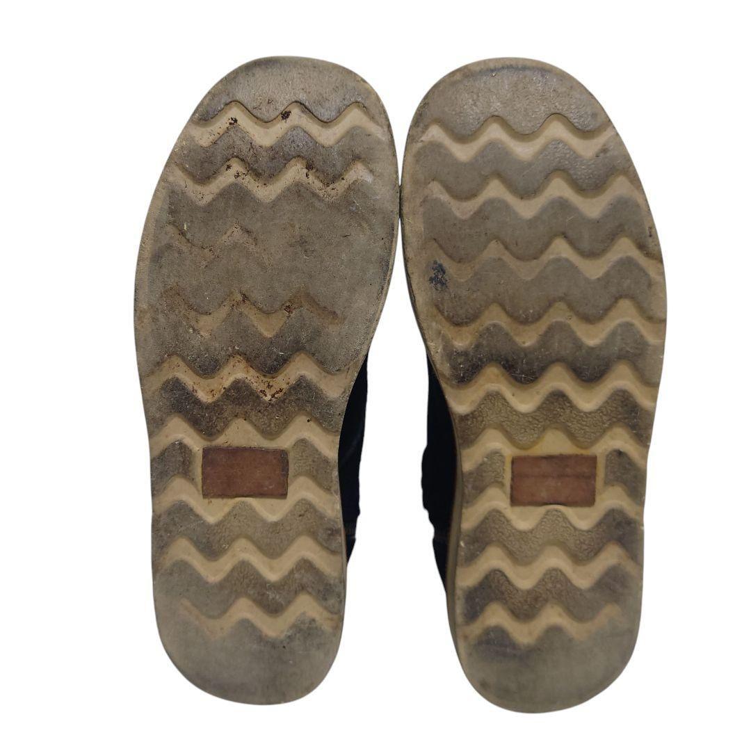 スローウェアライオン サイドジップ ブーツ 黒 スエード S