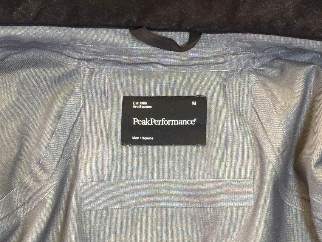 ピークパフォーマンス　スキーウェア　ゴアテックス　メンズM〜L 黒　ブラック